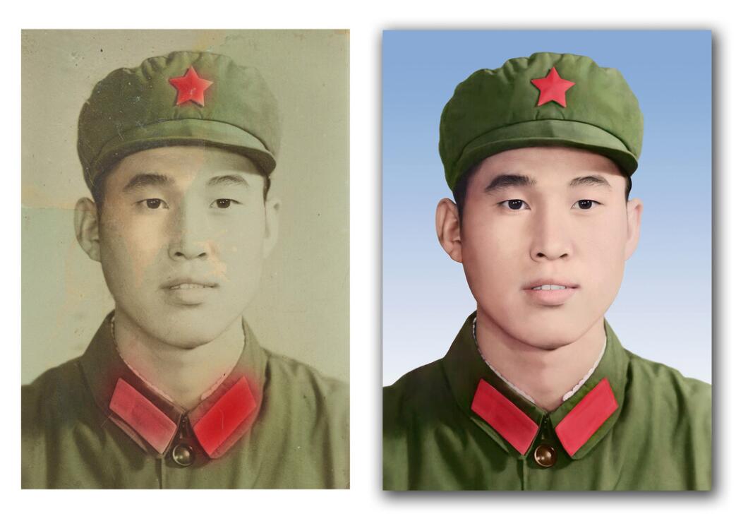 沙溪镇破损照片修复-18